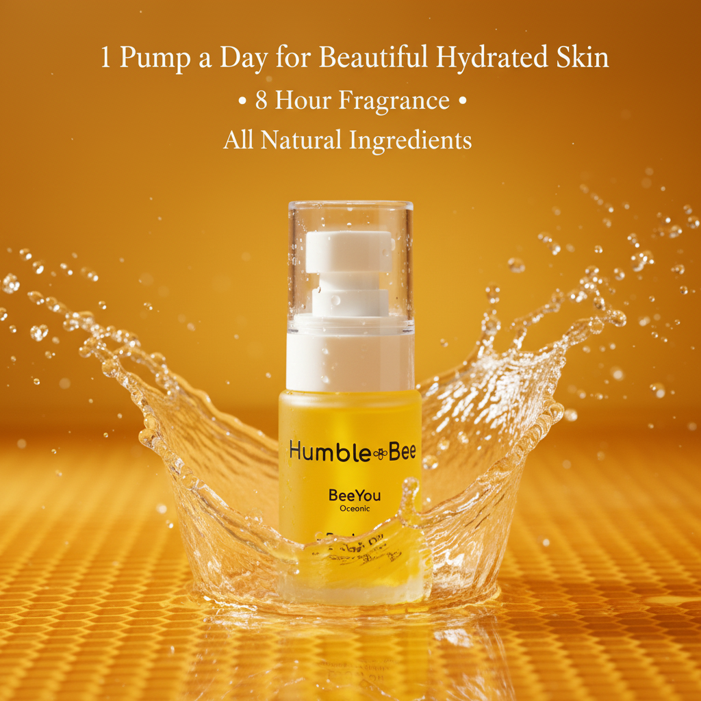 BeeSoft BeeYou Body Oil — 2-in-1 natural moisturiser and long-lasting fragrance for all skin types