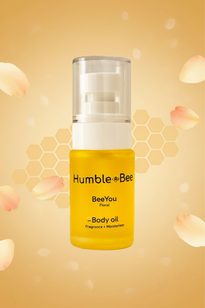 BeeSoft BeeYou Body Oil — 2-in-1 natural moisturiser and long-lasting fragrance for all skin types