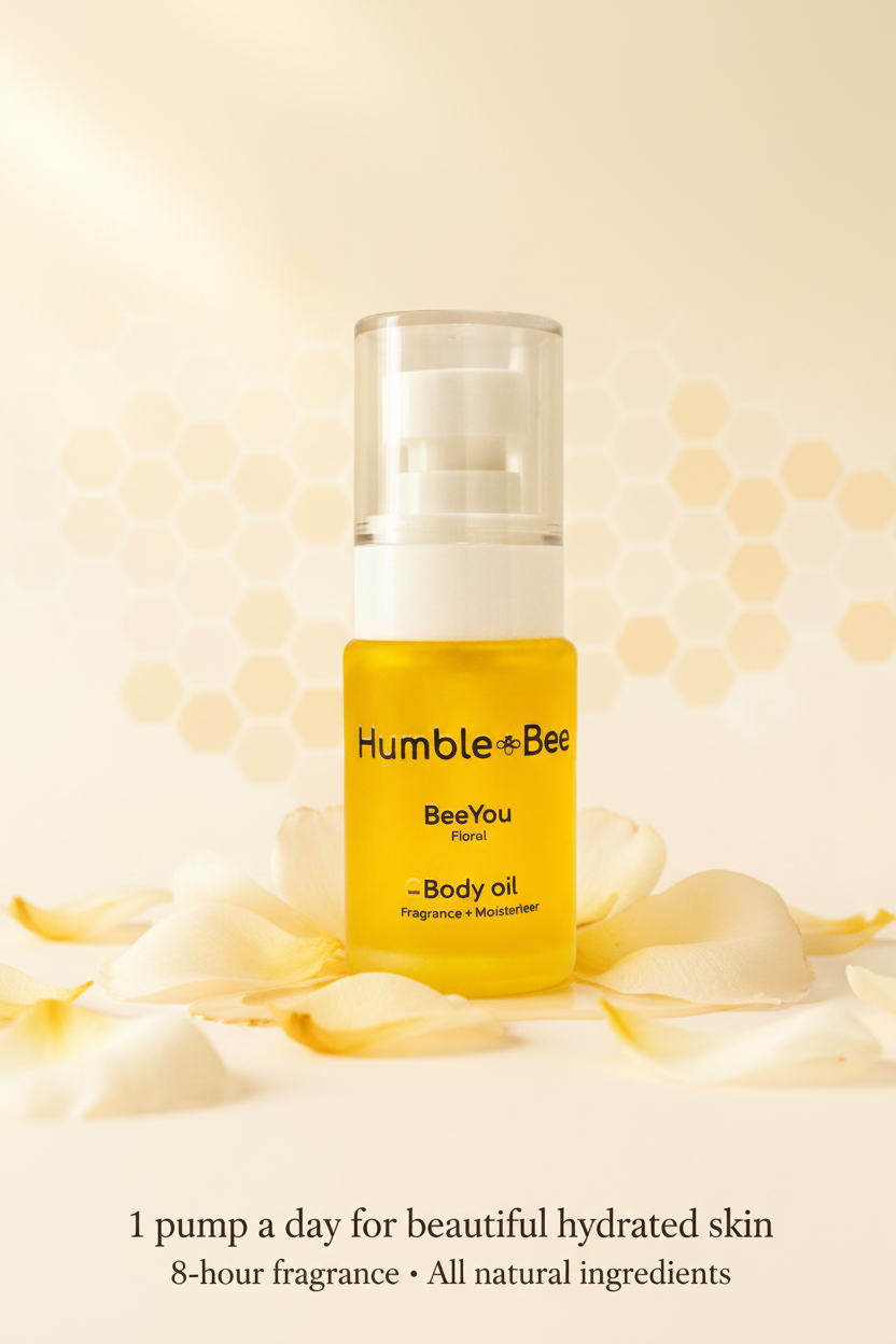 BeeYou Body Oil replaces moisturiser and perfume — 8-hour fragrance, all natural ingredients