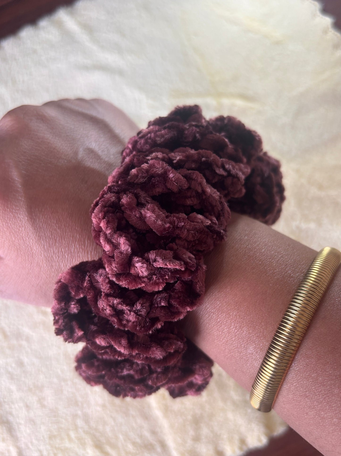 Maroon Scrunchie